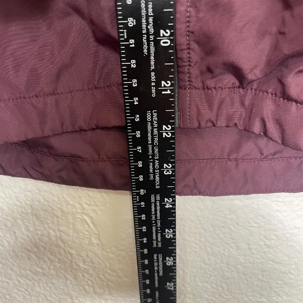 Pearl Izumi Womens Cycling Jacket Medium Burgundy Grey Reflective Windbreaker